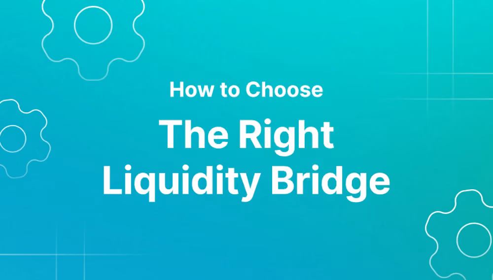 how to choose a liquidity bridge