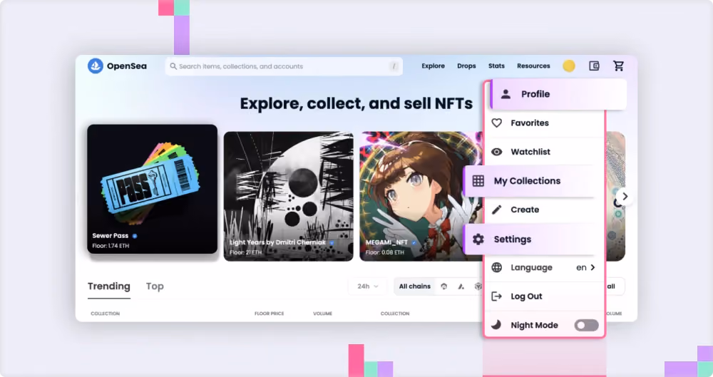 OpenSea NFT Upload