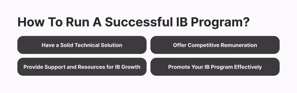 how set up an IB program