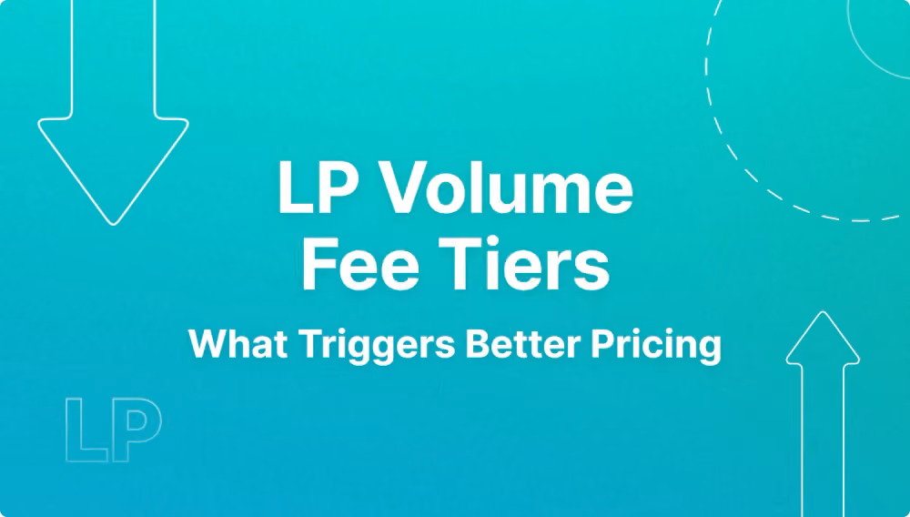 LP Volume Fee Tiers