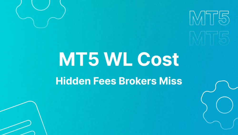 mt5 white label costs