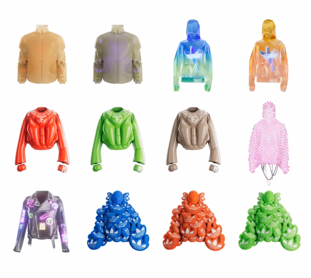 Adidas metaverse cloths