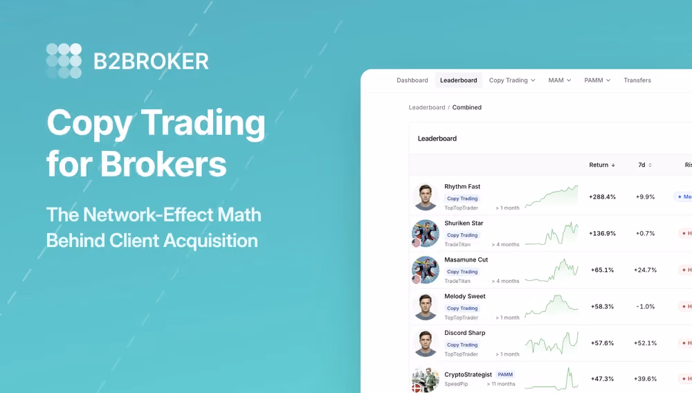 Copy Trading for Brokers: The Network-Effect Math Behind Client Acquisition