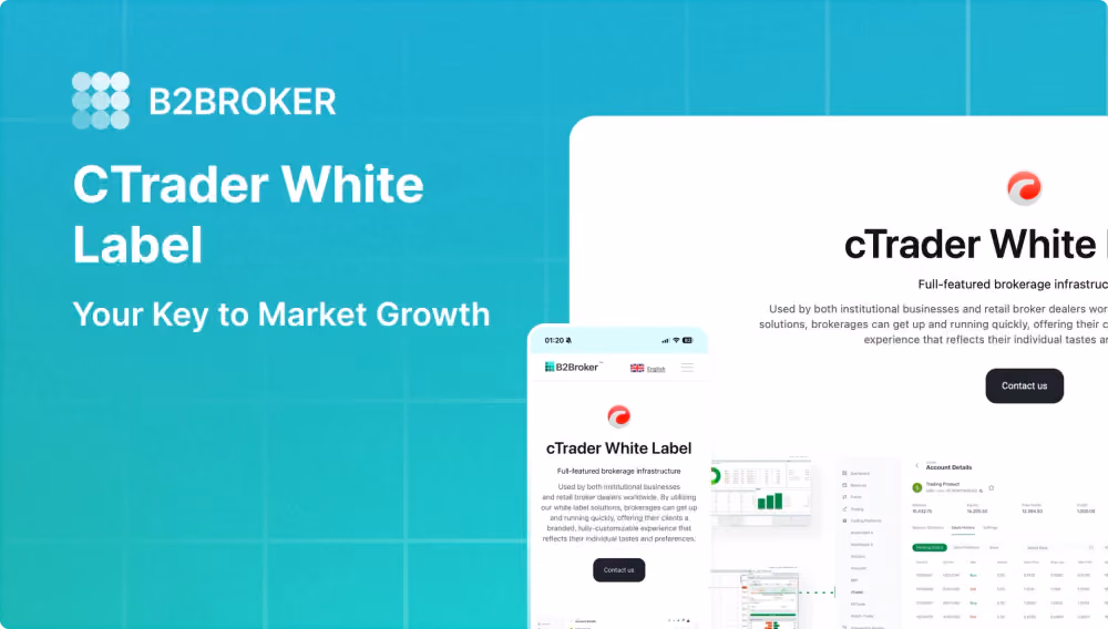 cTrader White Label by B2BROKER