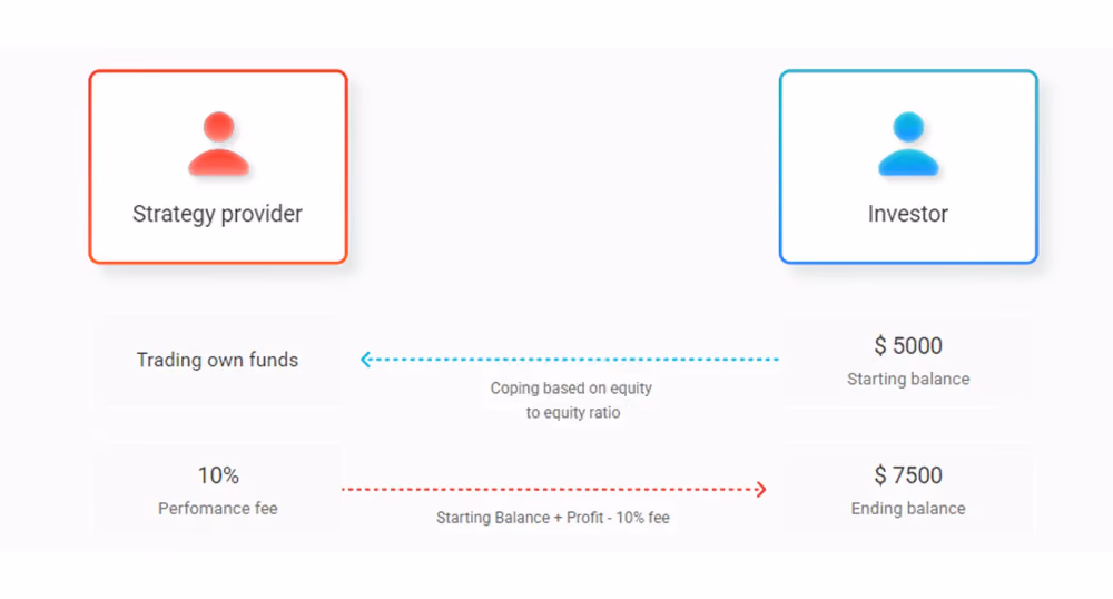 copy trading structure with cTrader WL